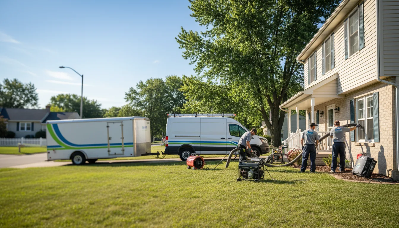 Flooded Basement Restoration And Cleanup With Repair in Gresham, NE near me